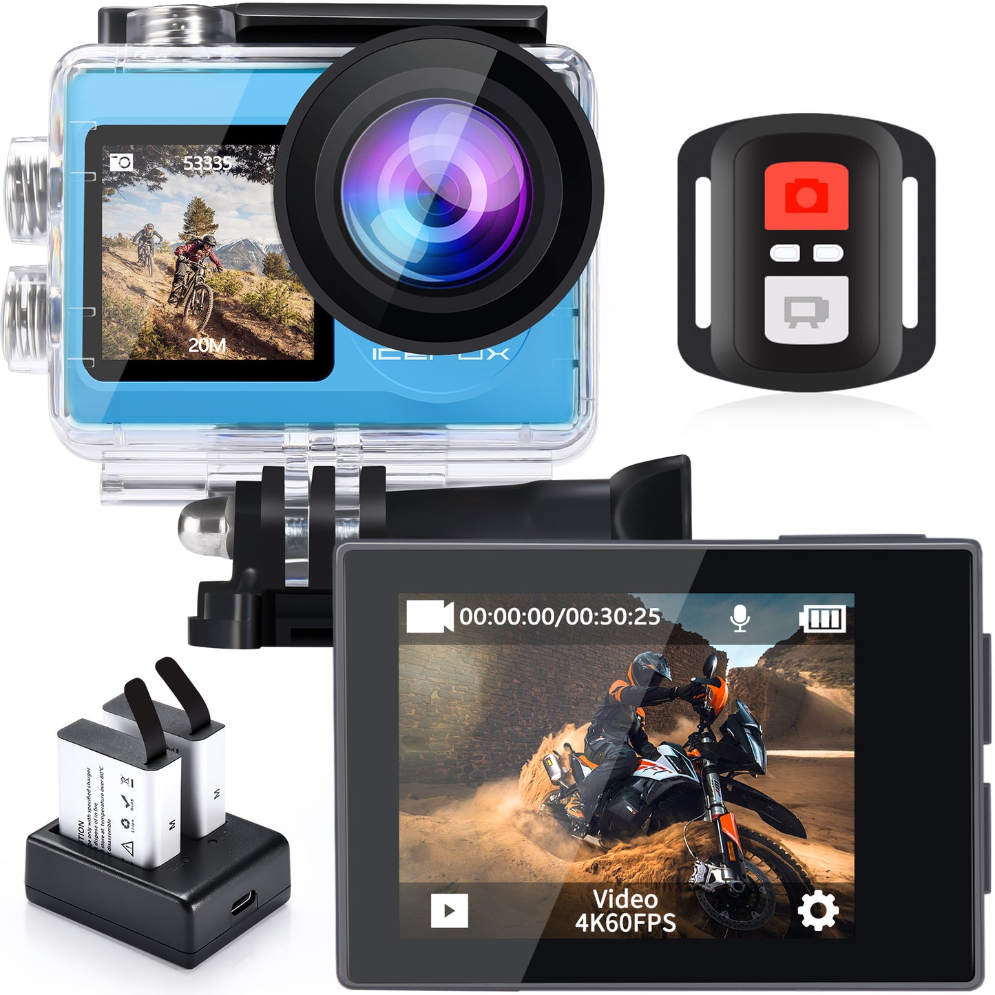 ICEFOX i8 Action Camera 4K