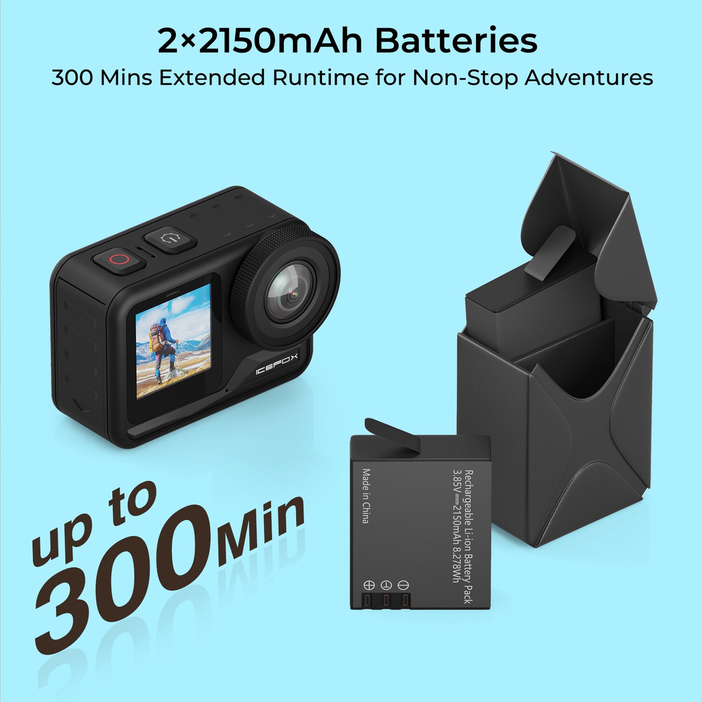 ICEFOX i7 Action Camera 4K
