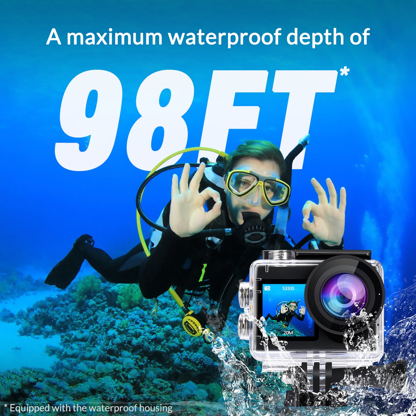 ICEFOX i8 Action Camera 4K